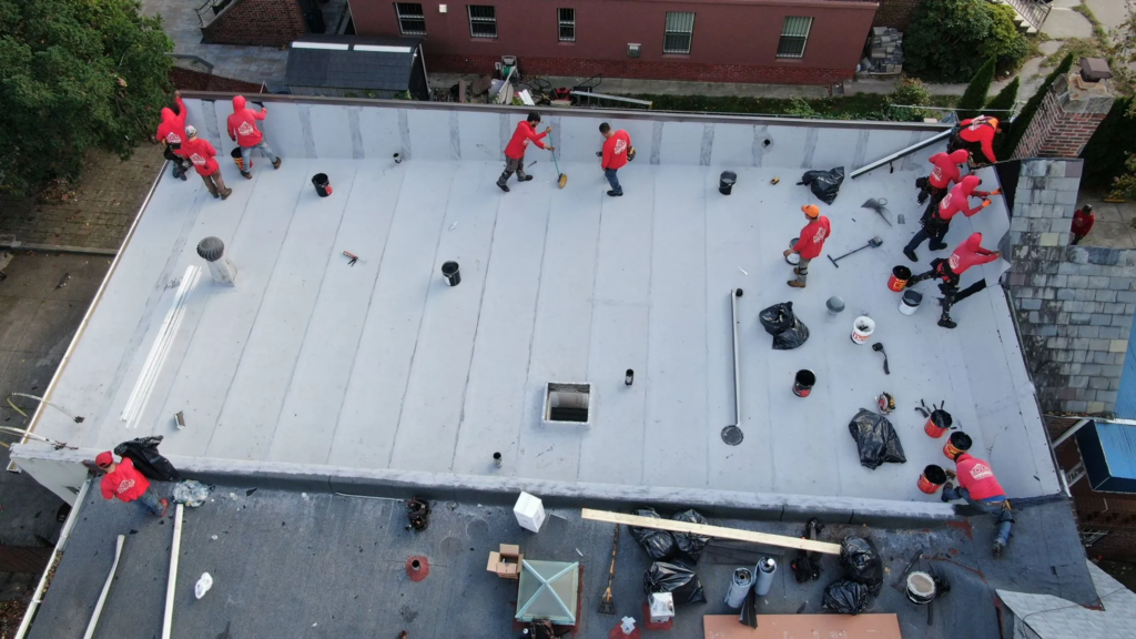 Flat Roofing Panoramic NY Roofer Squad